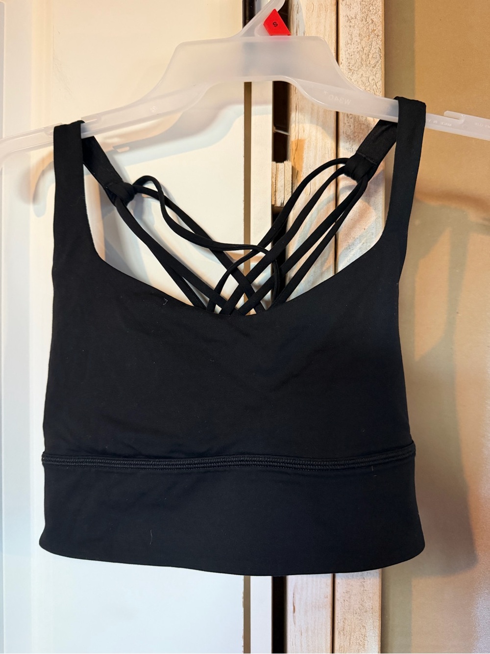 Lululemon Free To Be Wild Long Line Sports Bra Black Size 6